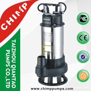 V750 0.75KW submersible water pumps with cutting system with float switch